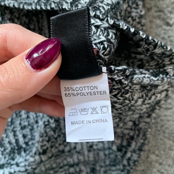 Shein Color Block Drop Shoulder Longline Sweater - Picture 4 of 7